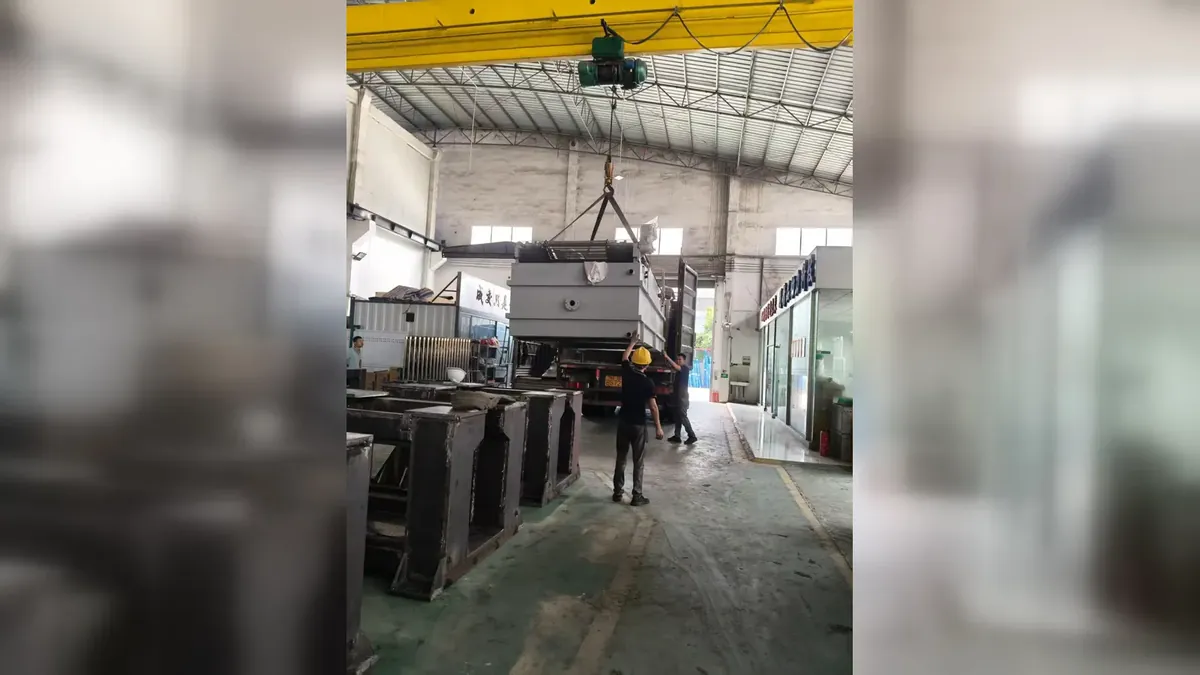 polishing machine loading operation for Xuzhou project