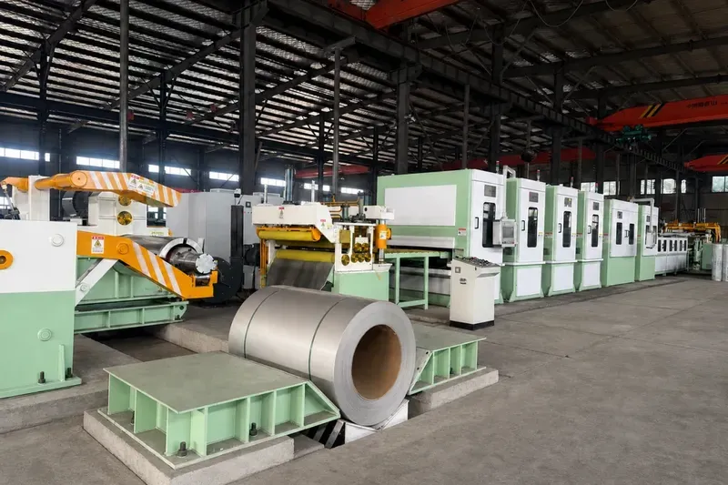 1300mm coil-to-coil No.4 polishing line installed in Xuzhou